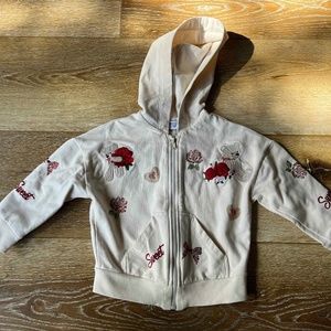 Monnalisa zip hoodie perfect condition 24 months